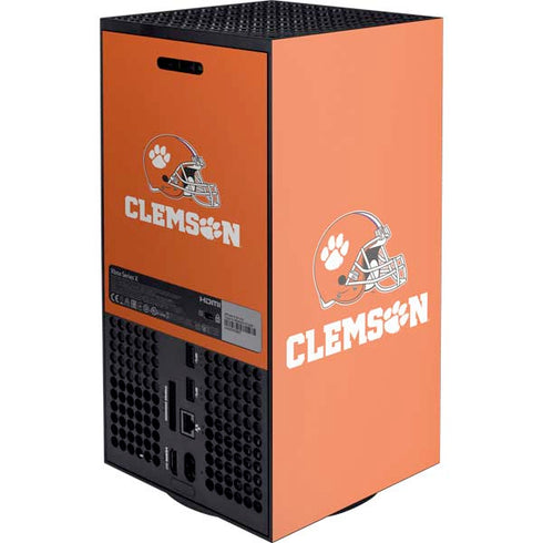 Clemson University Football XBox Series X Digital Edition Console Skin